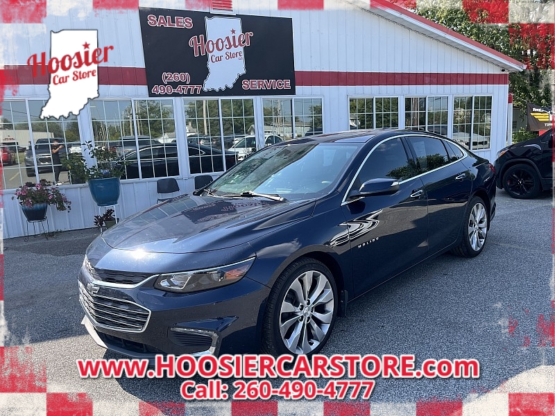 Used 2018  Chevrolet Malibu 4d Sedan Premier at Hoosier Car Store near fort wayne, IN