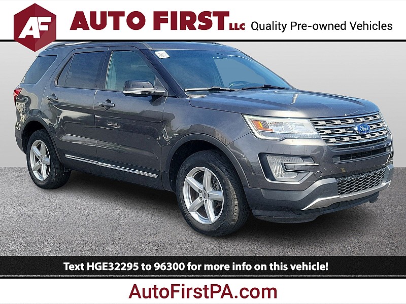Used 2017  Ford Explorer 4d SUV 4WD XLT at Auto First near Mechanicsburg, PA