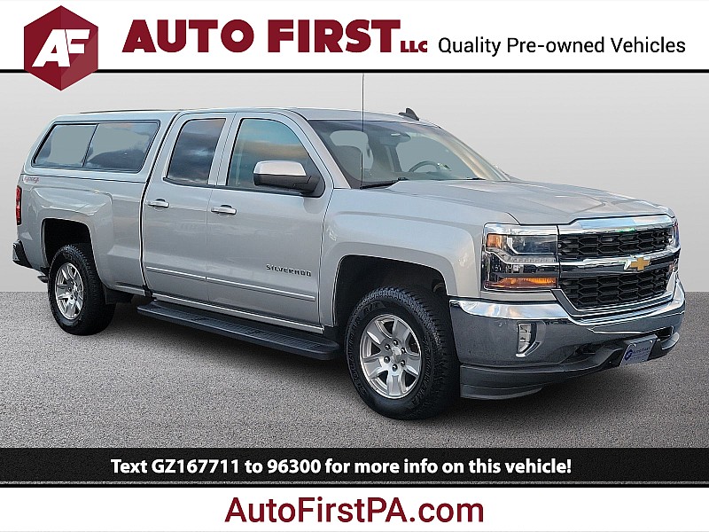 Used 2016  Chevrolet Silverado 1500 4WD Double Cab LT at Auto First near Mechanicsburg, PA