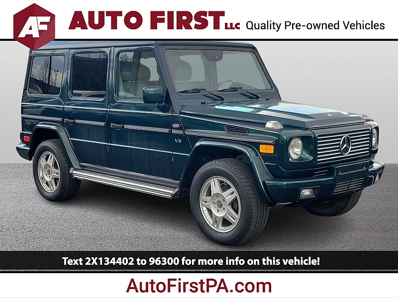 Used 2002  Mercedes-Benz G-Class 4d SUV G500 at Auto First near Mechanicsburg, PA