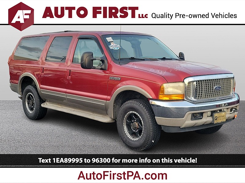 Used 2001  Ford Excursion 4d SUV 4WD Limited T-Dsl at Auto First near Mechanicsburg, PA