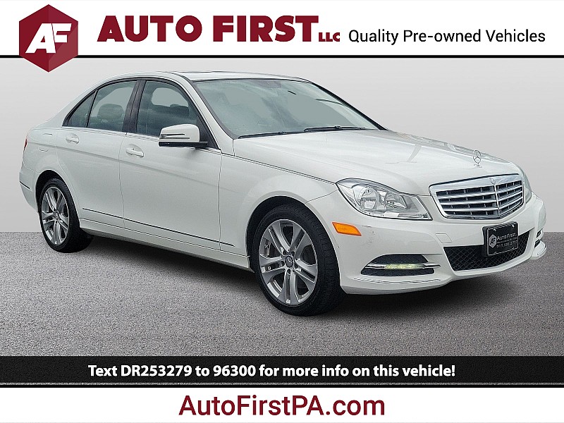 Used 2013  Mercedes-Benz C-Class 4dr Sdn C 300 4MATIC at Auto First near Mechanicsburg, PA
