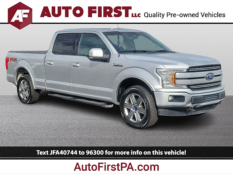 Used 2018  Ford F-150 4WD SuperCrew Lariat 5 1/2 at Auto First near Mechanicsburg, PA