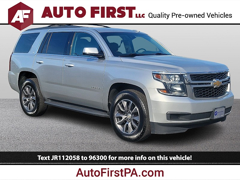 Used 2018  Chevrolet Tahoe 4d SUV 4WD LT at Auto First near Mechanicsburg, PA