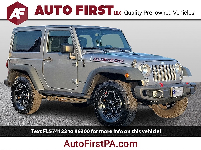 Used 2015  Jeep Wrangler 4WD 2dr Rubicon Hard Rock at Auto First near Mechanicsburg, PA