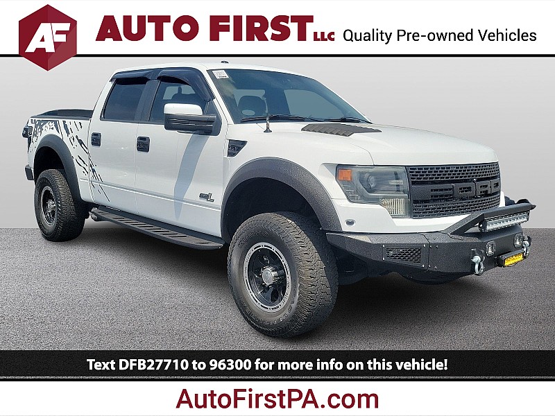 Used 2013  Ford F150 4WD Supercrew SVT Raptor at Auto First near Mechanicsburg, PA