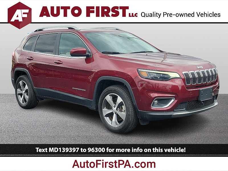 Used 2021  Jeep Cherokee Limited 4x4 at Auto First near Mechanicsburg, PA