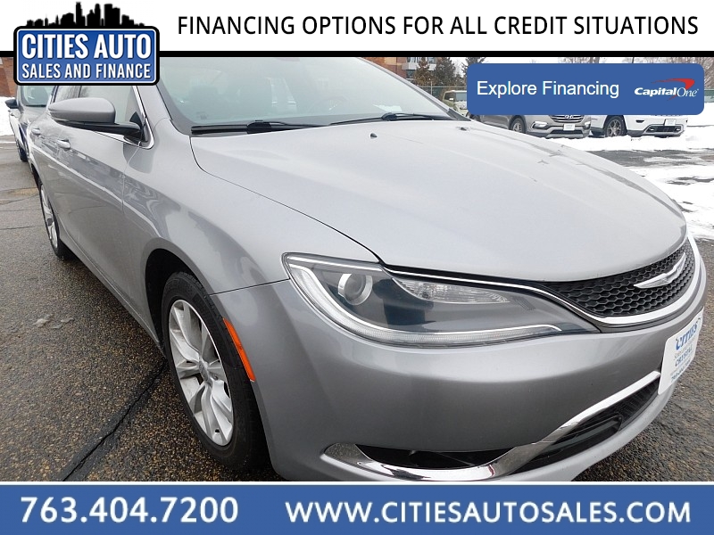 Used 2015  Chrysler 200 4d Sedan C I4 at Cities Auto Sales near Crystal, MN