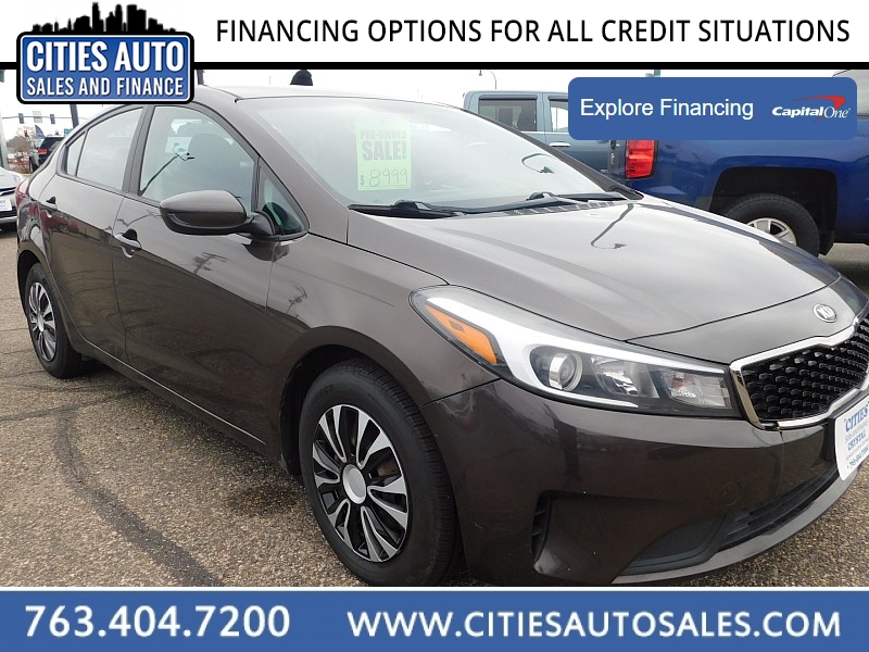 Used 2017  Kia Forte 4d Sedan LX 6spd at Cities Auto Sales near Crystal, MN