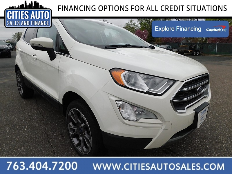Used 2020  Ford EcoSport 4d SUV 4WD Titanium at Cities Auto Sales near Crystal, MN