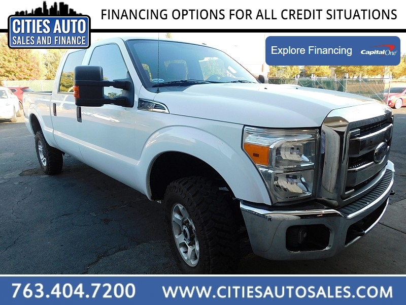 Used 2015  Ford Super Duty F-350 4WD Crew Cab XLT SRW at Cities Auto Sales near Crystal, MN