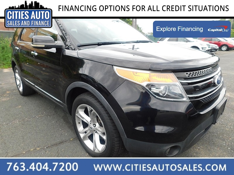 Used 2012  Ford Explorer 4d SUV 4WD Limited at Cities Auto Sales near Crystal, MN