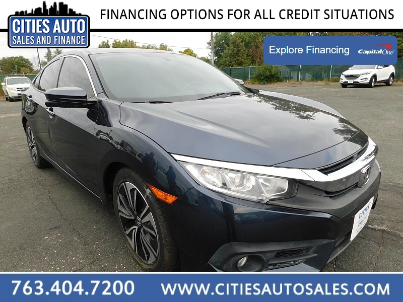 Used 2017  Honda Civic Sedan 4d EX-L at Cities Auto Sales near Crystal, MN