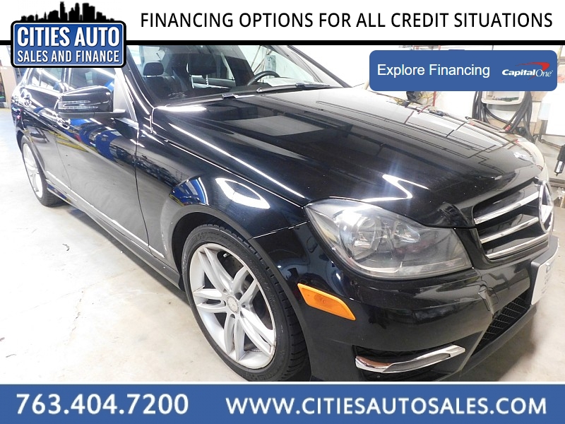 Used 2014  Mercedes-Benz C-Class 4d Sedan C300 Luxury 4matic at Cities Auto Sales near Crystal, MN