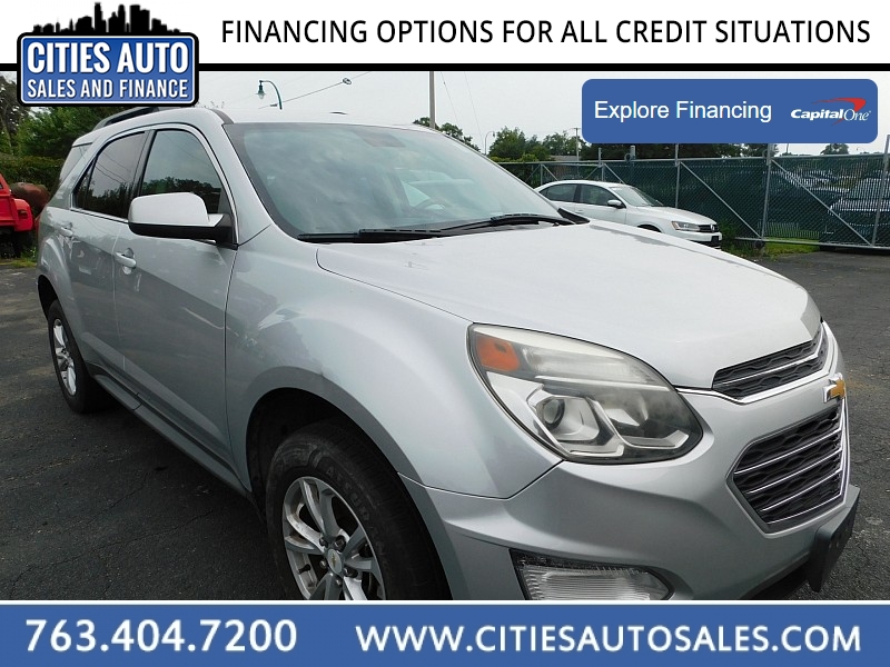 Used 2016  Chevrolet Equinox 4d SUV FWD LT at Cities Auto Sales near Crystal, MN