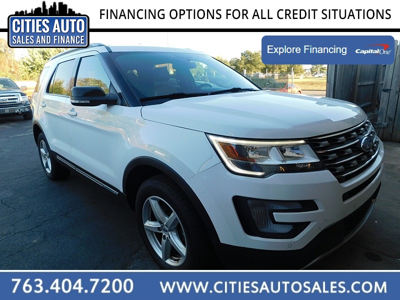 Used 2017  Ford Explorer 4d SUV 4WD XLT at Cities Auto Sales near Crystal, MN