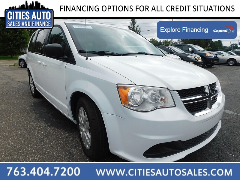 Used 2018  Dodge Grand Caravan 4d Wagon SE at Cities Auto Sales near Crystal, MN