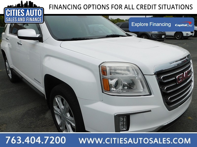 Used 2016  GMC Terrain 4d SUV AWD SLT at Cities Auto Sales near Crystal, MN