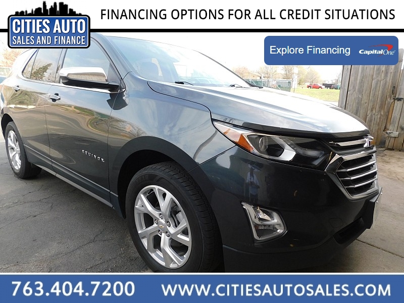 Used 2020  Chevrolet Equinox 4d SUV AWD Premier w/1LZ at Cities Auto Sales near Crystal, MN