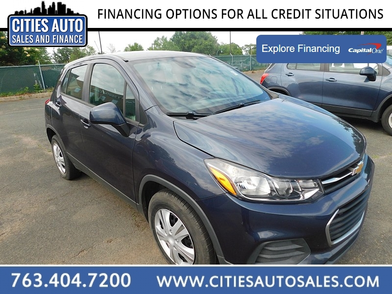 Used 2019  Chevrolet Trax 4d SUV FWD LS at Cities Auto Sales near Crystal, MN