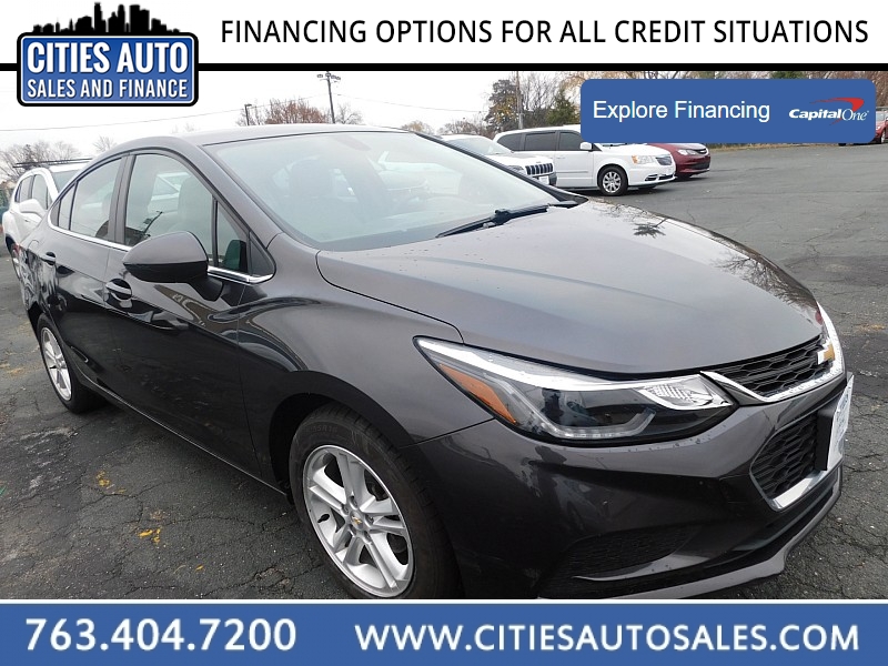 Used 2017  Chevrolet Cruze 4d Sedan LT Auto at Cities Auto Sales near Crystal, MN