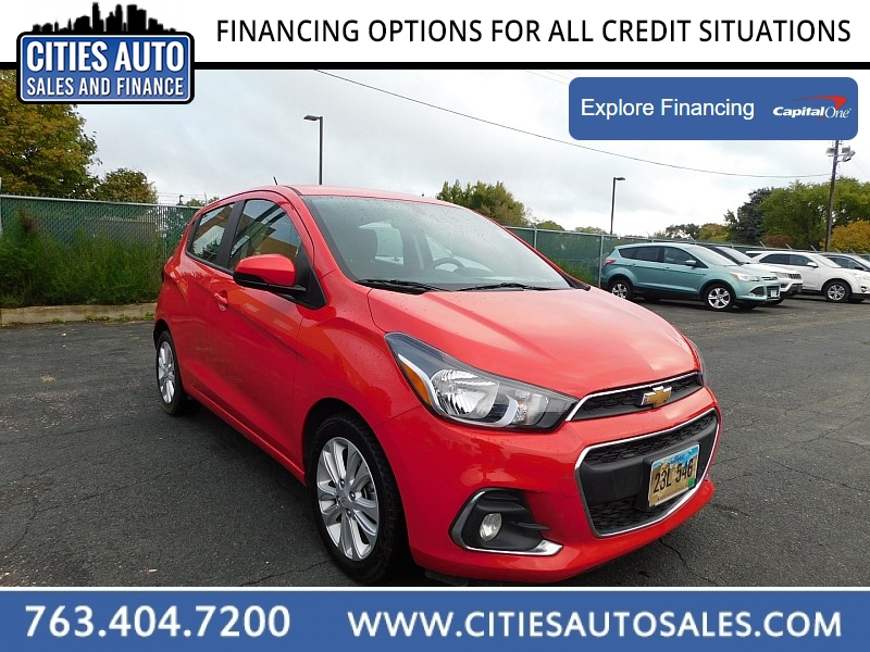 Used 2018  Chevrolet Spark 4d Hatchback LT w/1LT CVT at Cities Auto Sales near Crystal, MN