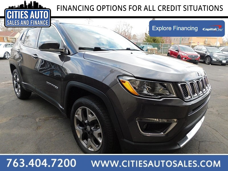 Used 2019  Jeep Compass 4d SUV 4WD Limited at Cities Auto Sales near Crystal, MN