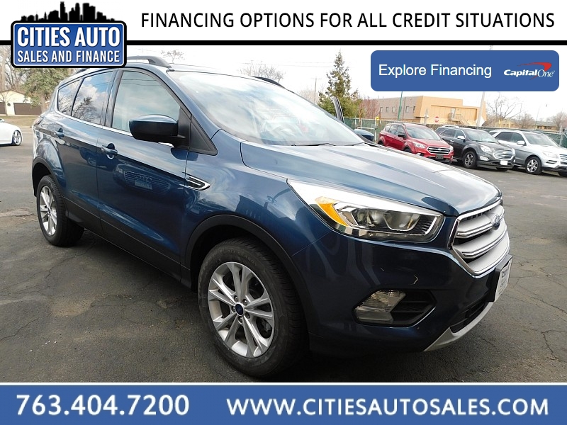 Used 2018  Ford Escape 4d SUV 4WD SEL at Cities Auto Sales near Crystal, MN
