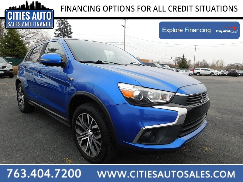 Used 2016  Mitsubishi Outlander Sport 4d SUV FWD ES 2.0L CVT at Cities Auto Sales near Crystal, MN