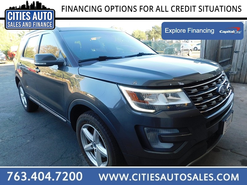 Used 2017  Ford Explorer 4d SUV 4WD XLT Ecoboost at Cities Auto Sales near Crystal, MN