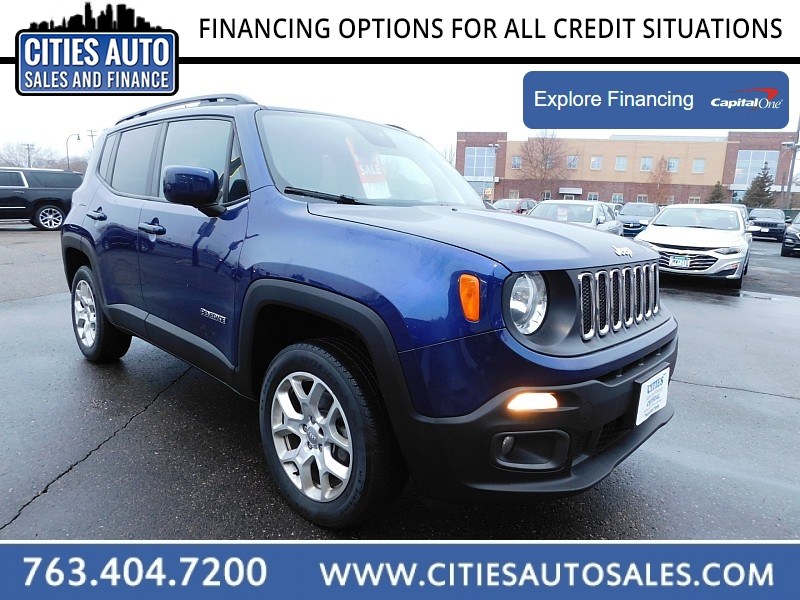Used 2018  Jeep Renegade 4d SUV 4WD Latitude at Cities Auto Sales near Crystal, MN