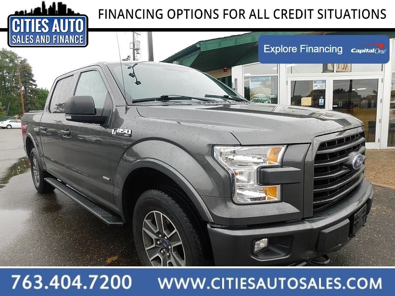 Used 2016  Ford F-150 4WD SuperCrew XLT 5 1/2 at Cities Auto Sales near Crystal, MN