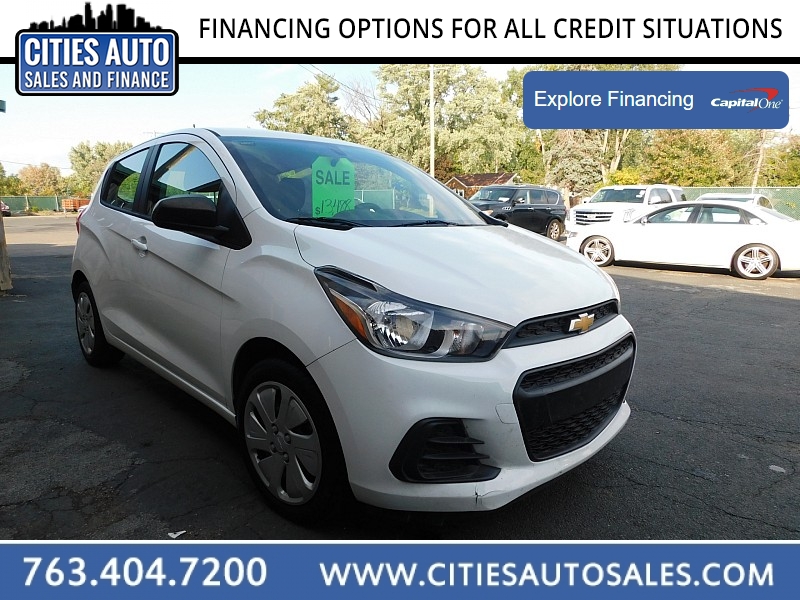 Used 2017  Chevrolet Spark 4d Hatchback LS CVT at Cities Auto Sales near Crystal, MN