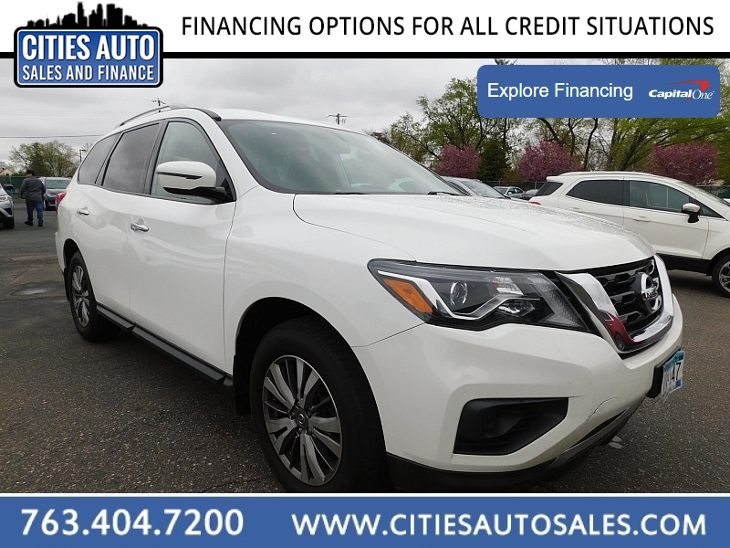 Used 2019  Nissan Pathfinder 4d SUV 4WD S at Cities Auto Sales near Crystal, MN