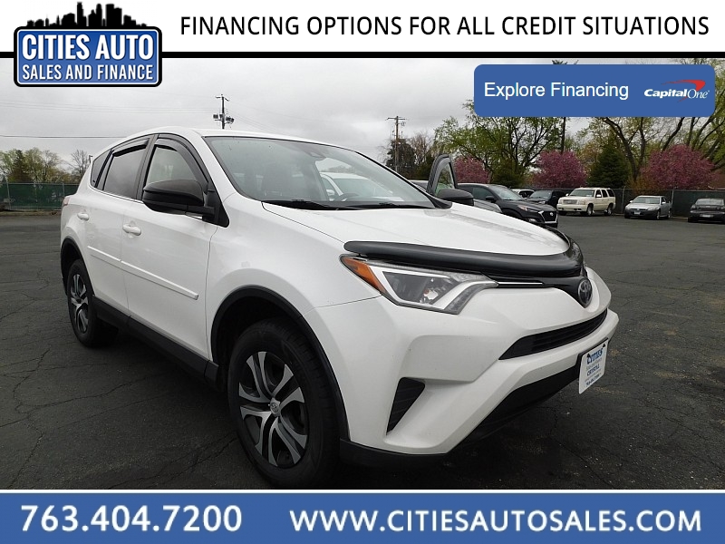 Used 2018  Toyota RAV4 4d SUV FWD LE at Cities Auto Sales near Crystal, MN
