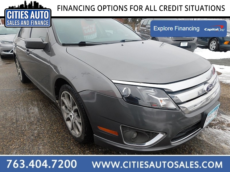 Used 2012  Ford Fusion 4d Sedan SEL AWD at Cities Auto Sales near Crystal, MN