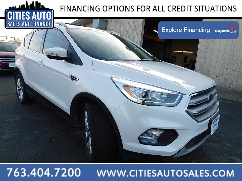 Used 2018  Ford Escape 4d SUV 4WD Titanium at Cities Auto Sales near Crystal, MN