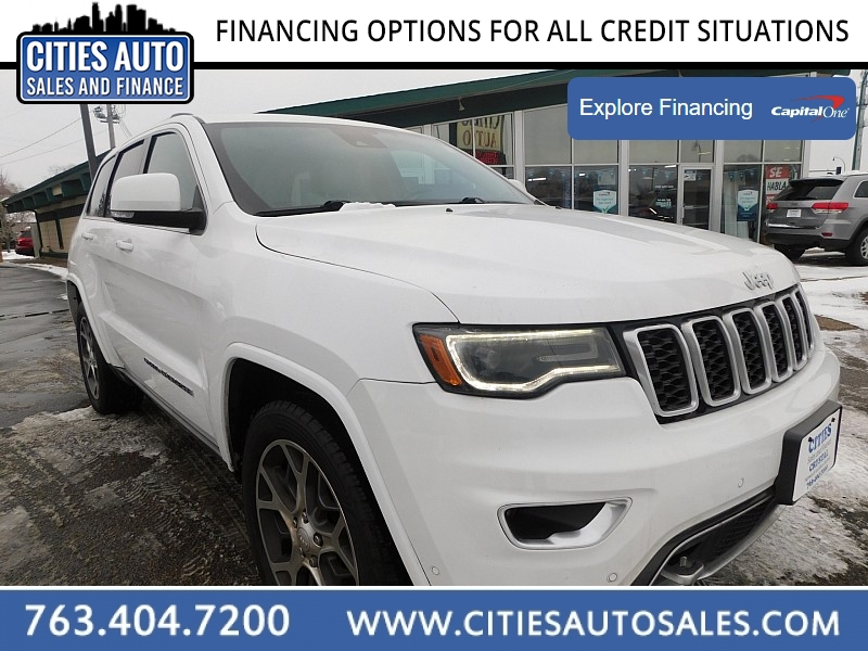 Used 2018  Jeep Grand Cherokee 4d SUV 4WD Limited V8 Sterling Edition at Cities Auto Sales near Crystal, MN