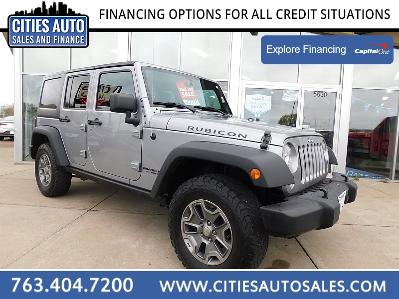 Used 2015  Jeep Wrangler Unlimited 4d Convertible Rubicon at Cities Auto Sales near Crystal, MN