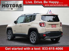 Used 2016 Jeep Renegade 4d SUV 4WD Limited at Warner Motors near East Orange, NJ