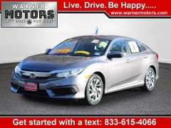  2017 Honda Civic Sedan 4d EX at Warner Motors near East Orange, NJ
