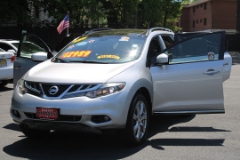 Used 2013  Nissan Murano 4d SUV AWD LE at Warner Motors near East Orange&comma; NJ