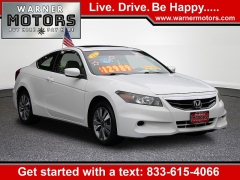 Used 2012  Honda Accord Coupe 2d EX-L at Warner Motors near East Orange, NJ