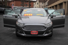 Used 2014  Ford Fusion 4d Sedan SE EcoBoost 1&period;5L at Warner Motors near East Orange&comma; NJ