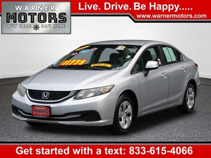 Used 2013 Honda Civic Sedan 4d LX Auto at Warner Motors near East Orange, NJ