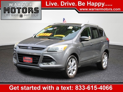 Used 2014 Ford Escape 4d SUV 4WD Titanium at Warner Motors near East Orange, NJ