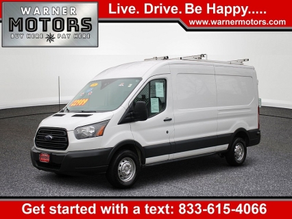 Used 2018 Ford Transit 250 Cargo Van Med Roof Van LWB at Warner Motors near East Orange, NJ