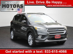 Used 2017  Ford Escape 4d SUV 4WD Titanium at Warner Motors near East Orange&comma; NJ