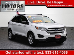 Used 2018  Ford Edge 4d SUV AWD SE EcoBoost at Warner Motors near East Orange&comma; NJ