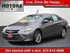 Used 2017 Toyota Camry 4d Sedan LE at Warner Motors near East Orange, NJ